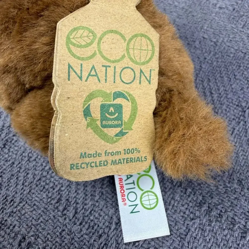 Aurora Eco Nation Brown Monkey Plush Toy